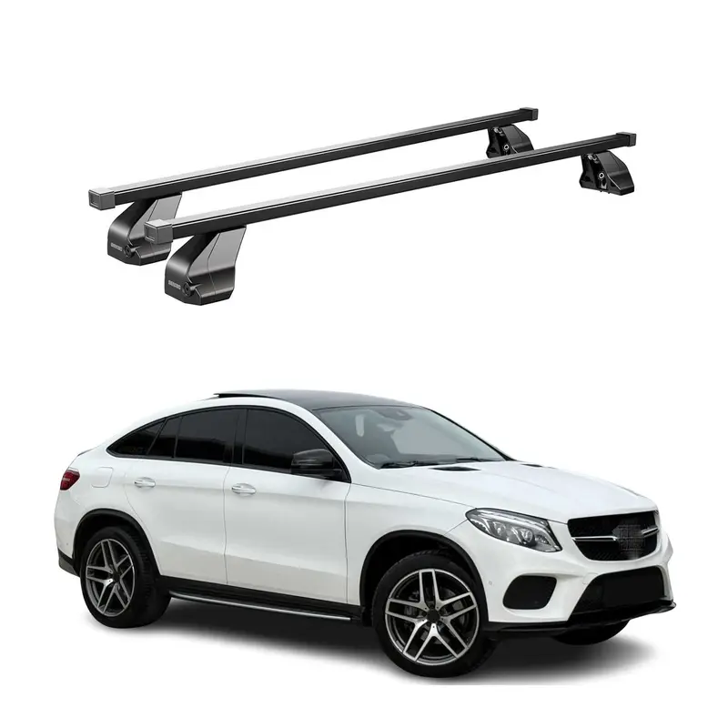 Barres Transversales Menabo pour Mercedes GLE C292 2015-2018 Noir