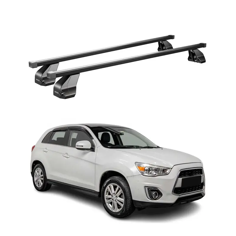 Barres Transversales Menabo pour Mitsubishi ASX 2010-2019 Noir