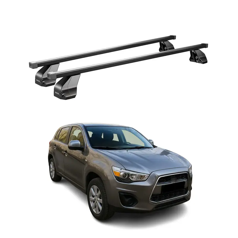 Barres Transversales Menabo pour Mitsubishi Outlander Sport 2010-2015 Noir