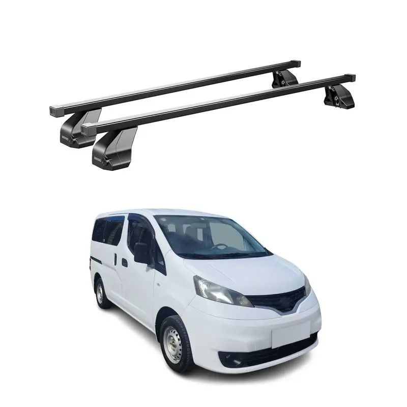 Barres Transversales Menabo pour Nissan NV200 2009-2020 Noir