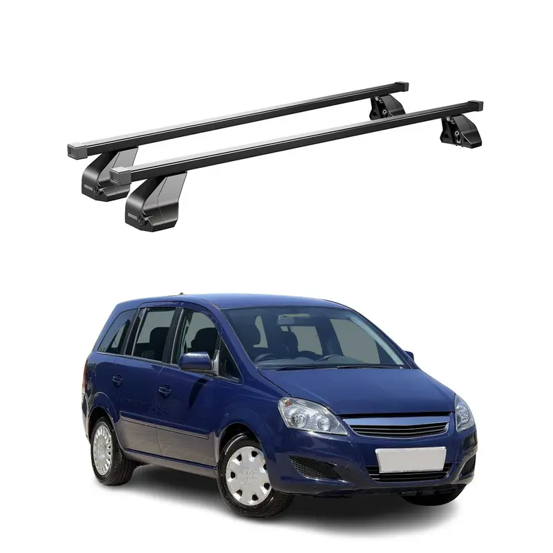 Barres Transversales Menabo pour Opel Zafira 2008-2012 Noir