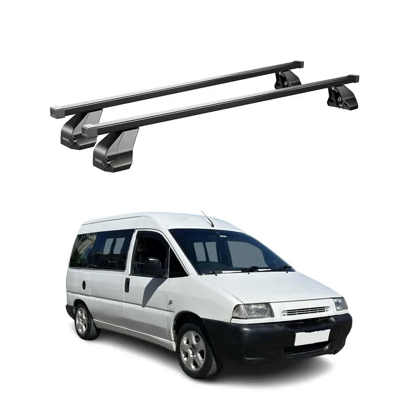 Barres Transversales Menabo pour Peugeot Expert 1995-2007 Noir
