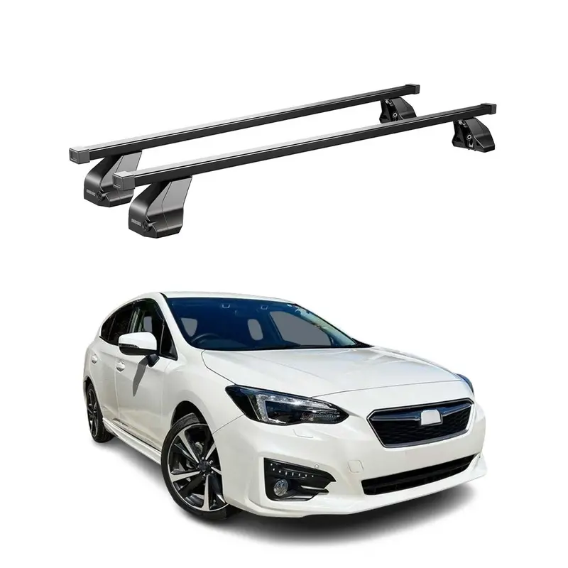 Barres Transversales Menabo pour Subaru Impreza SD 2016-2023 Noir