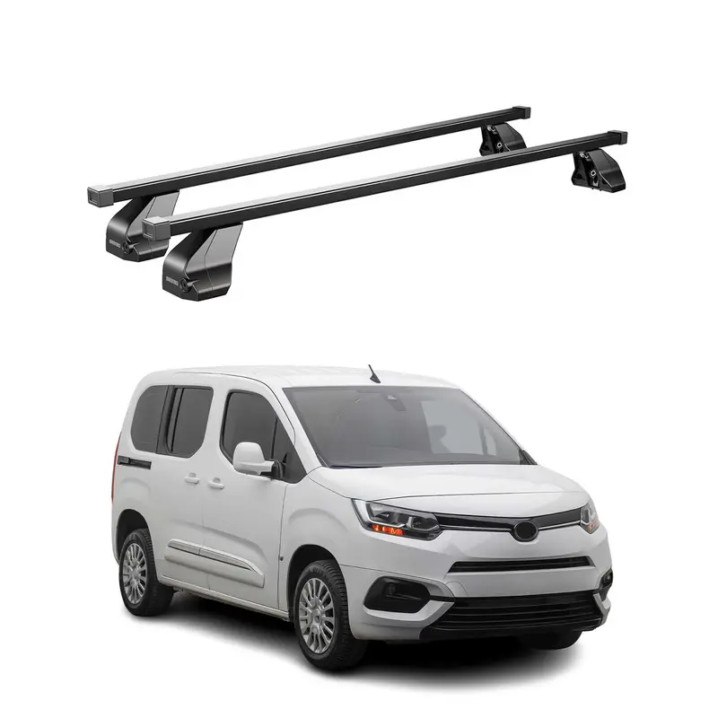 Barres Transversales Menabo pour Toyota Proace City 2019-2026 Noir