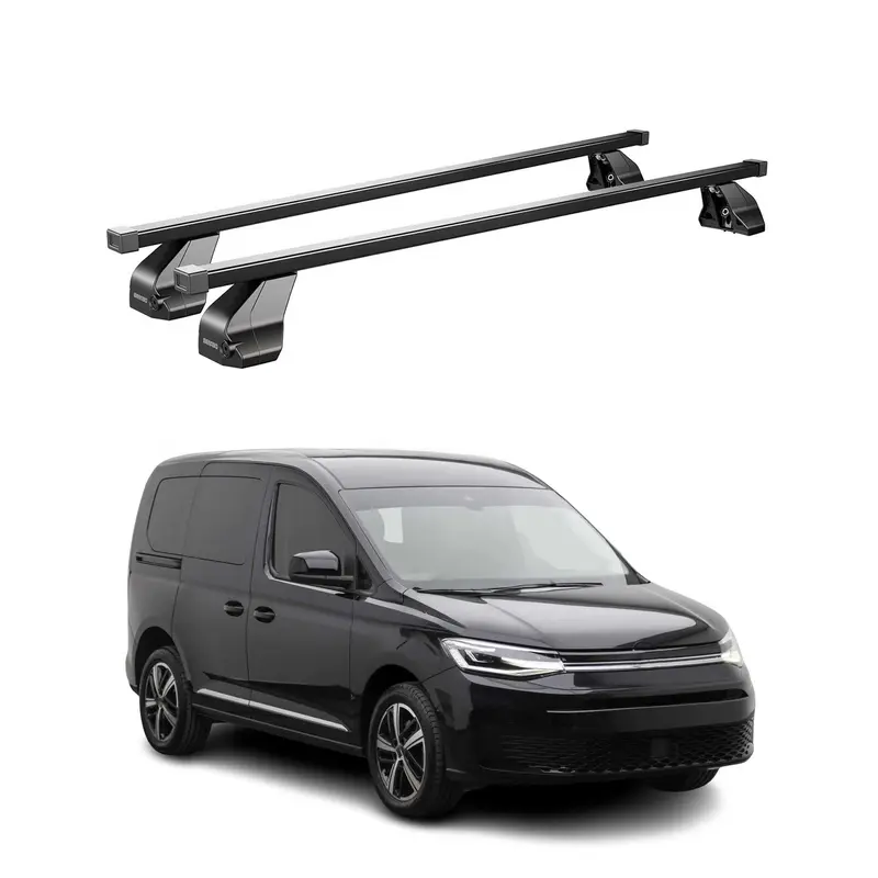 Barres Transversales Menabo pour VW Caddy V 2020-2026 Noir