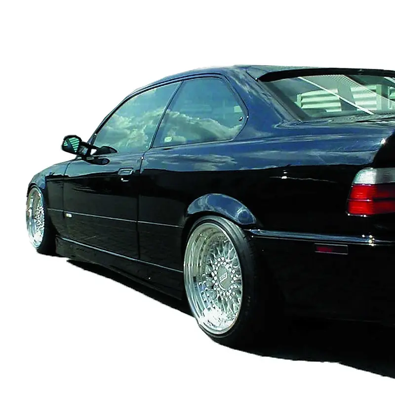Bas de caisse jupe latéral pour BMW Series 3 E36 1994-1999 ABS Noir 2 Pieces