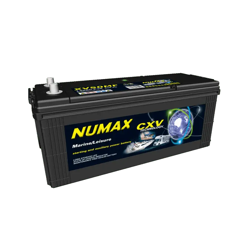 BATTERIE NUMAX MARINE DÉCHARGE LENTE (XV50MF) 12 V 140 AH 810 (EN)