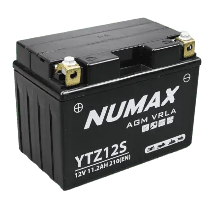 BATTERIE NUMAX MOTO (YTZ12S)AGM 12 V 11,2 AH 210 (EN)+G