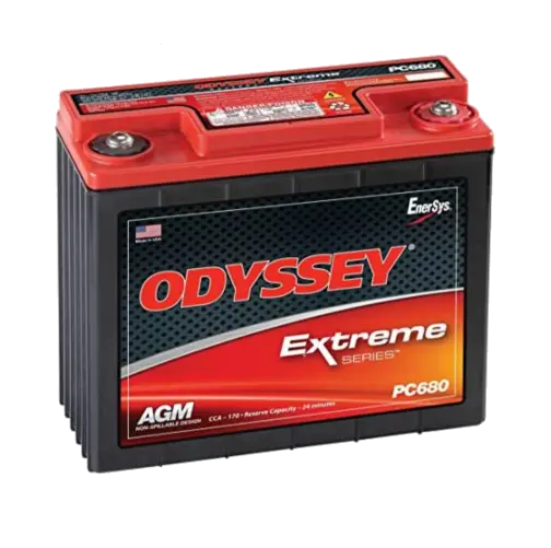 BATTERIE ODYSSEY AGM PLOMB PUR (PC680)12 V 16 A 210 CCA
