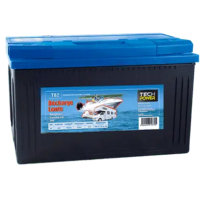 BATTERIE TECHPOWER DÉCHARGE LENTE (T82)12 V 100 AH +D 720 (EN)