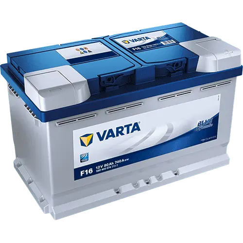 BATTERIE VARTA (F16)12 V 80 AH +D740 (EN)
