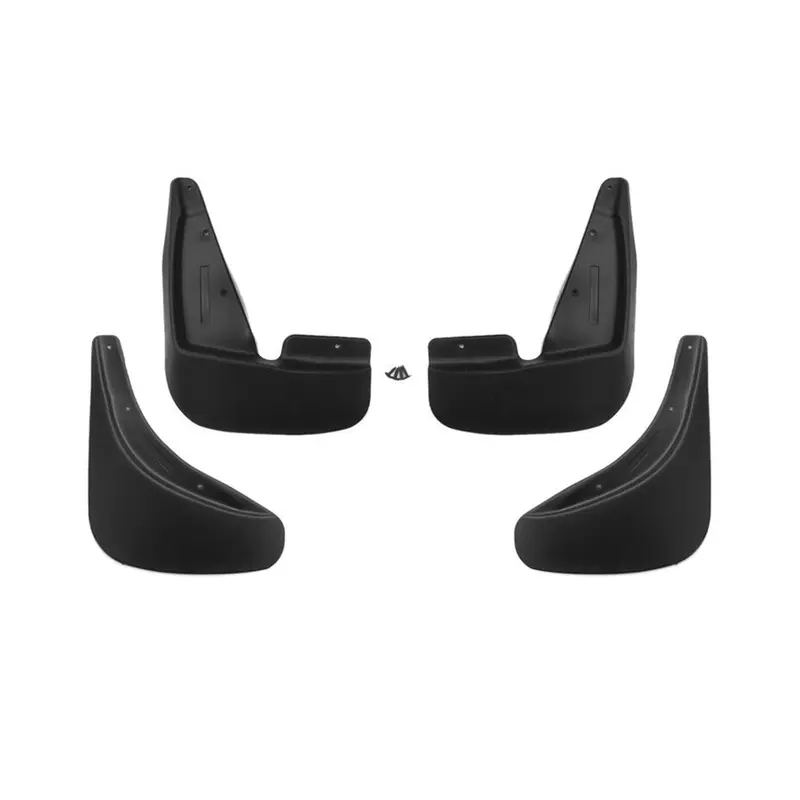 Bavettes Garde Boue pour Jeep Compass MK49 2011-2016 Avant et Arrière Noir 4Pcs