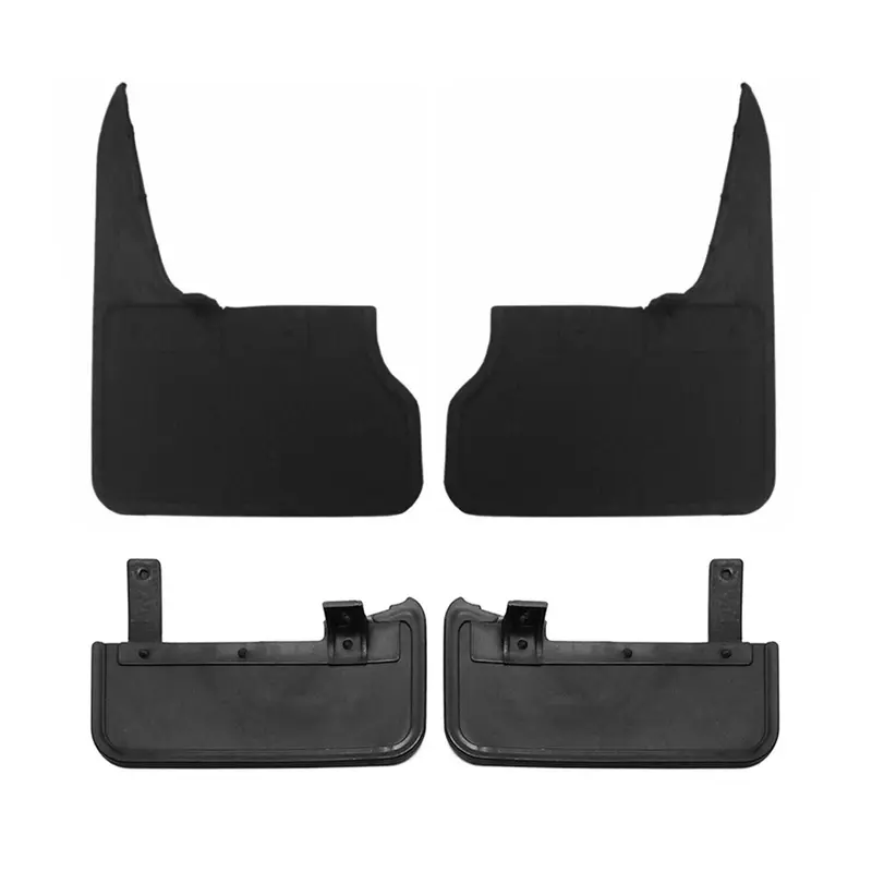 Bavettes Garde Boue pour VW Transporter T5 2003-2015 Avant & Arrière Noir 4Pcs