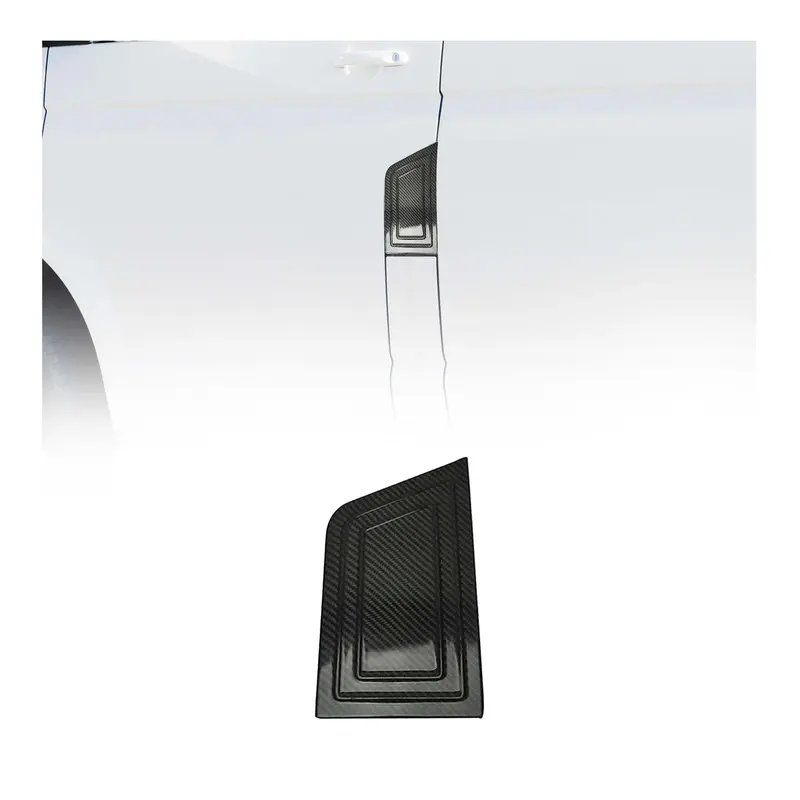 Bouchon de carburant pour VW Transporter T5 2003-2015 Carbone Noir