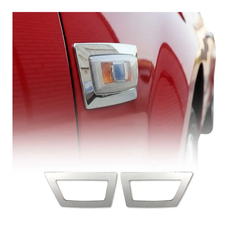 Cadre Clignotant Latéral pour Dacia Dokker 2012-2019 en acier inox Chromé