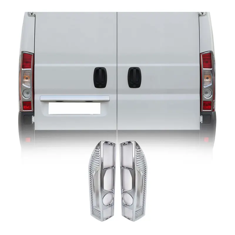 Cadre de Feu Stop Arrière pour Fiat Ducato 2006-2014 ABS Chromé