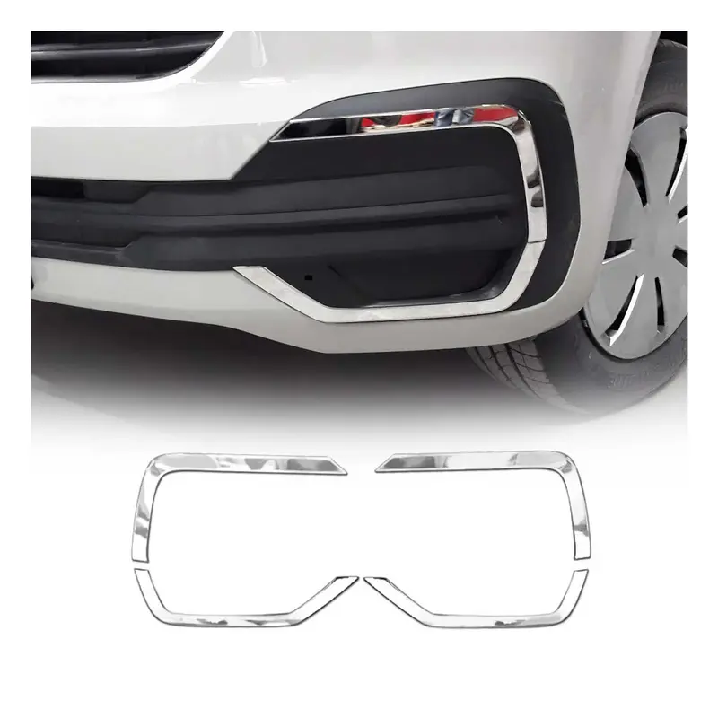 Cadre phare antibrouillard pour VW T6.1 Transporter tout 2019-2024 en acier inox