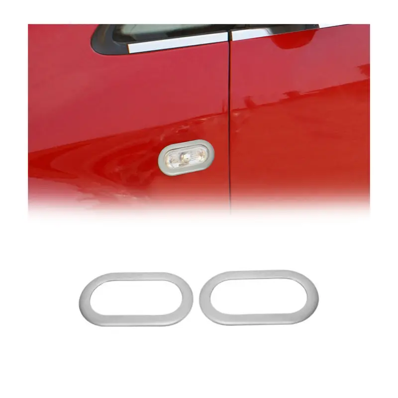 Cadres de clignotants Latéraux pour VW Golf IV 1997-2003 Acier Chromé 2 Pcs