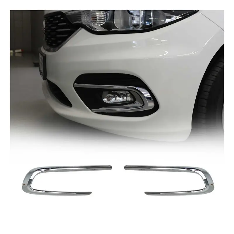Cadres de Phares Antibrouillard avant Fiat Aegea/Tipo 2015-2020 en ABS Chromé