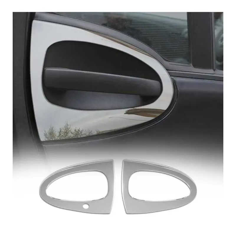 Cadres de poignées de porte intérieures pour Smart Fortwo W451 2007-2014 2Pcs