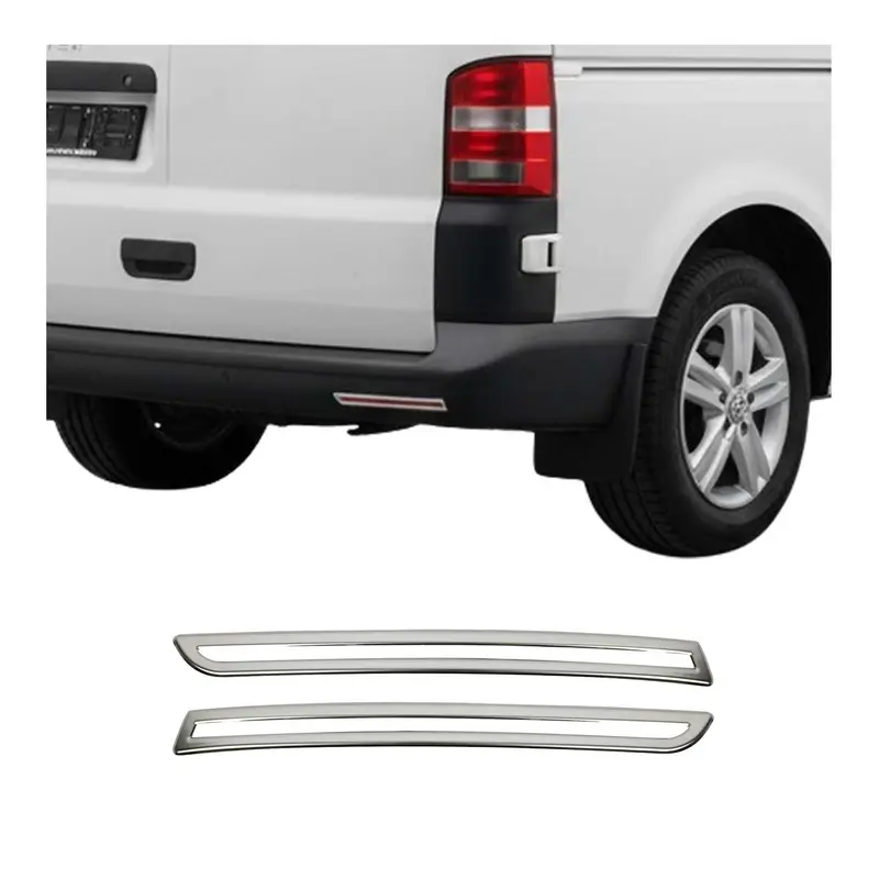Cadres de Réflecteurs pour VW T6 T6.1 Transporter 2015-2024 inox Porte double