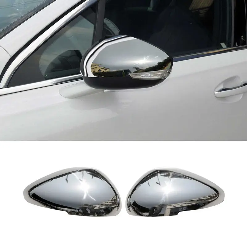 Coques de Rétroviseurs pour Citroen C4 Grand Picasso 2013-2018 en Acier Argent
