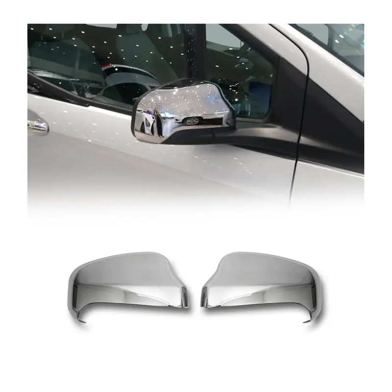 Coques de Rétroviseurs pour Ford Transit Tourneo Courier 2018-2022 en ABS Argent