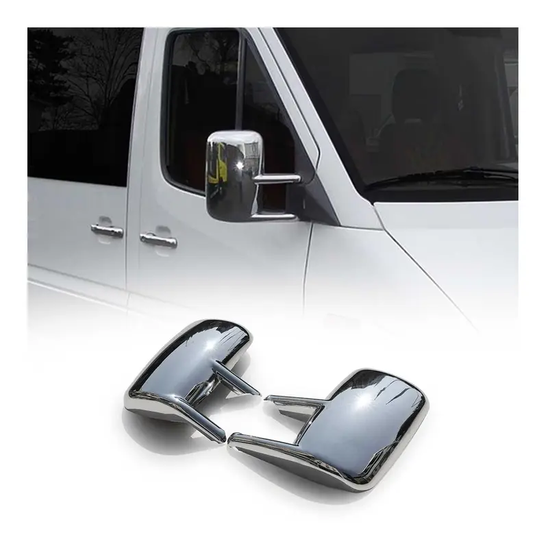 Coques de Rétroviseurs pour Mercedes Sprinter W901 1995-2006 en ABS Argent