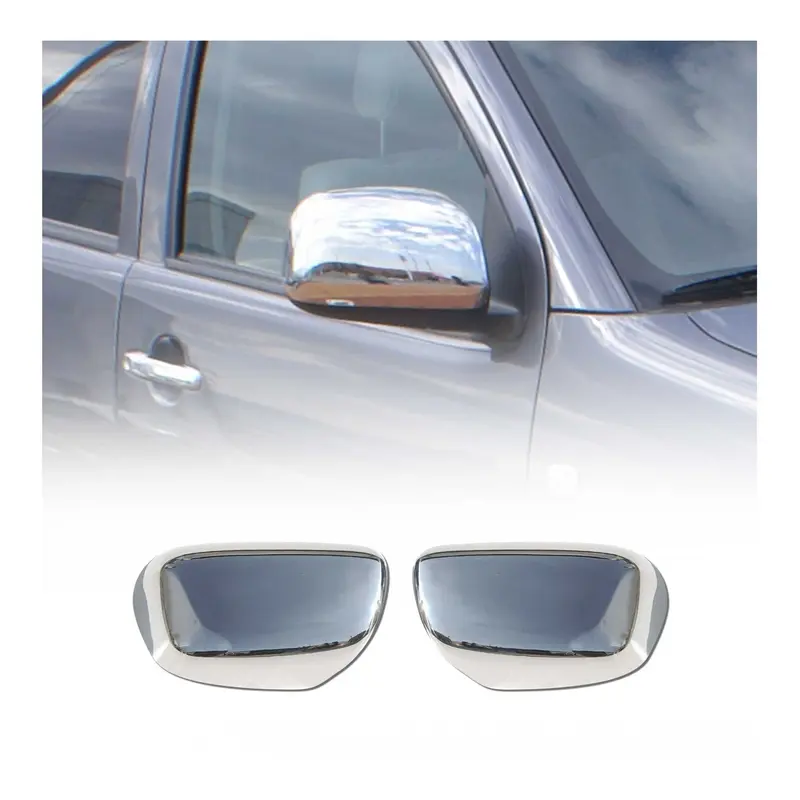 Coques de Rétroviseurs pour Toyota Hiace 1995-2012 en Acier Chromé Argent