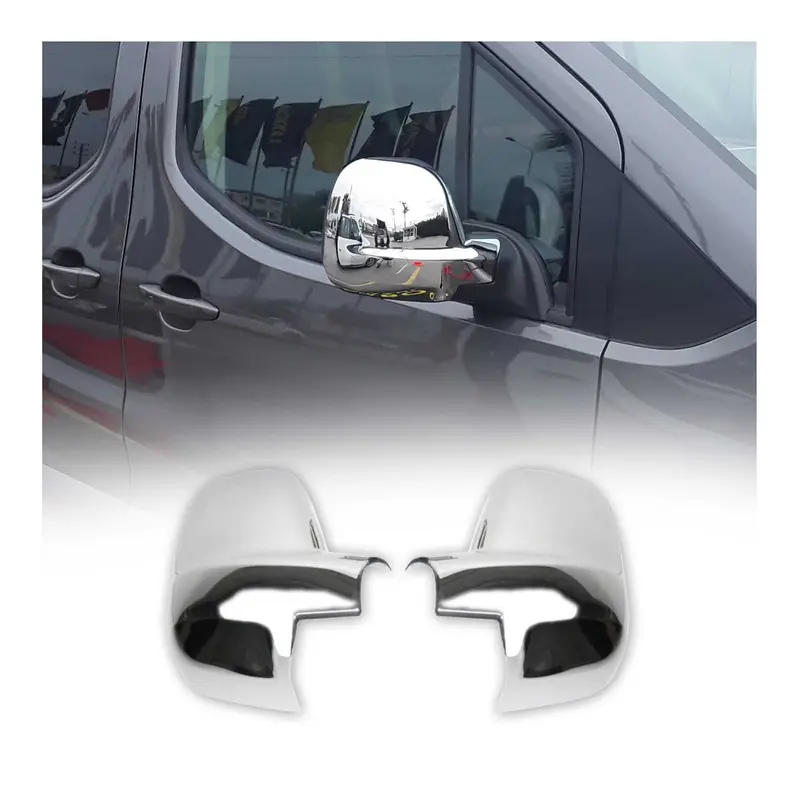 Coques de Rétroviseurs pour Toyota Proace Verso 2016-2026 en ABS Argent