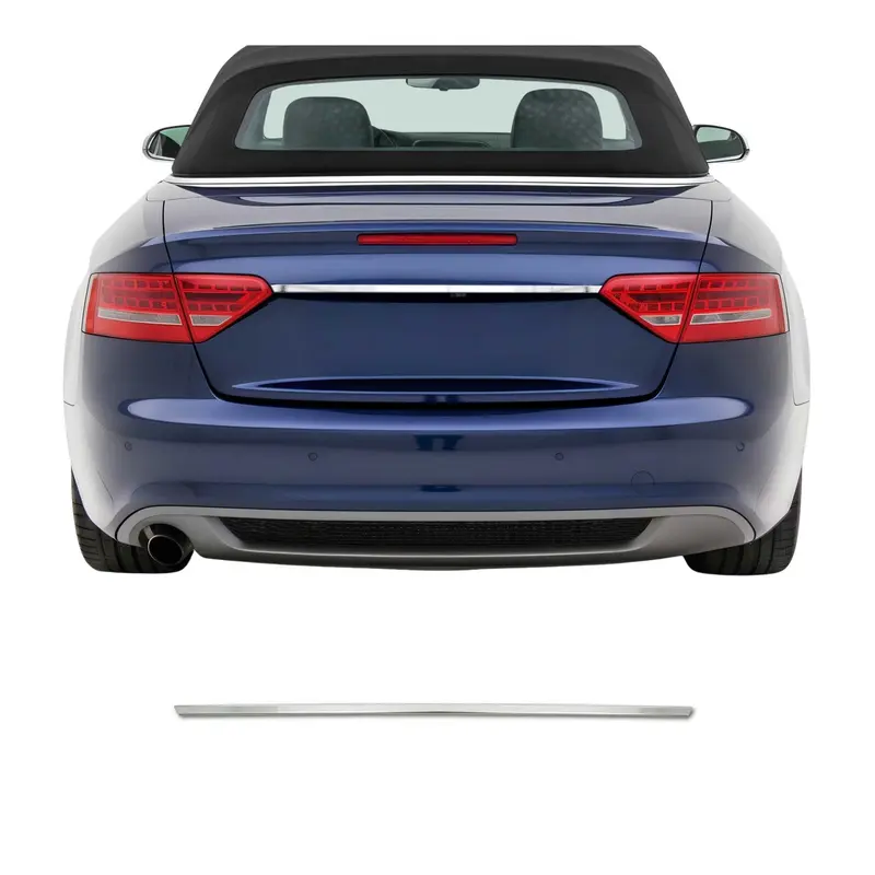Couvercle de poignée de hayon pour Audi A5 8T3 8F7 Cabriolet Coupé 07-17 inox