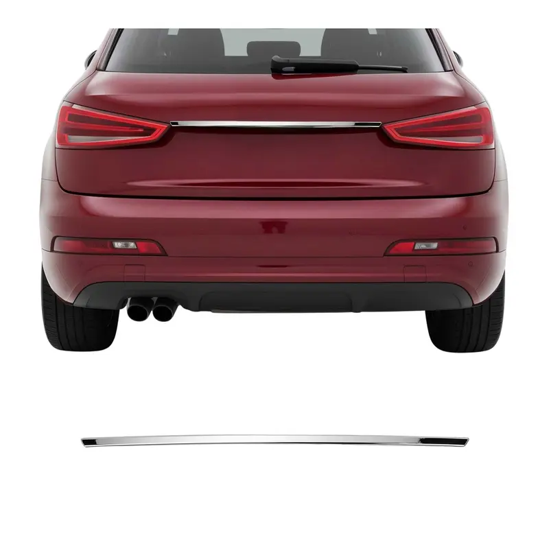 Couvercle de poignée de hayon pour Audi Q3 8U 2011-2018 acier inox Chromé