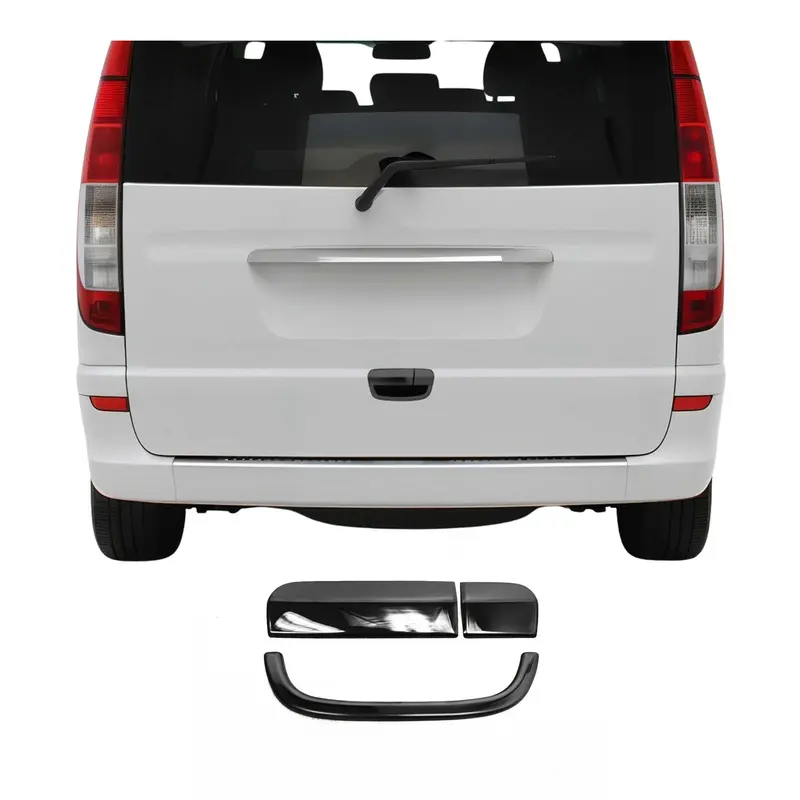 Couverture de poignée de porte Hayon pour Mercedes Vito W639 2003-2014 en Acier
