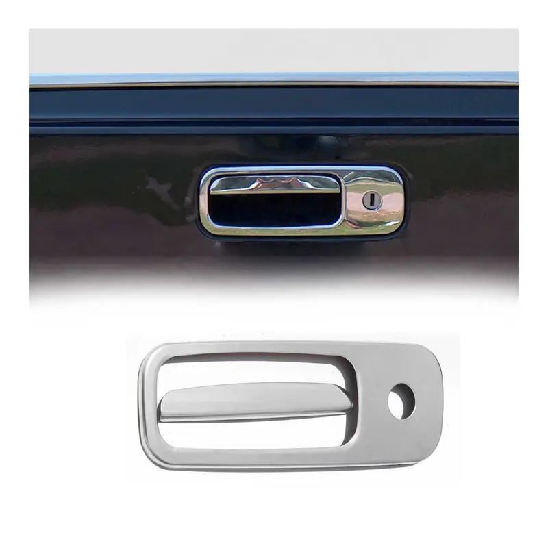Couverture de poignée de porte Hayon pour VW Polo 1994-2001 Acier Inox