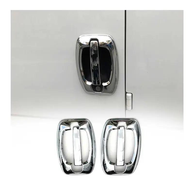 Couverture de poignée de porte pour Fiat Ducato 2006-2024 ABS chromé Chromé 4Pcs