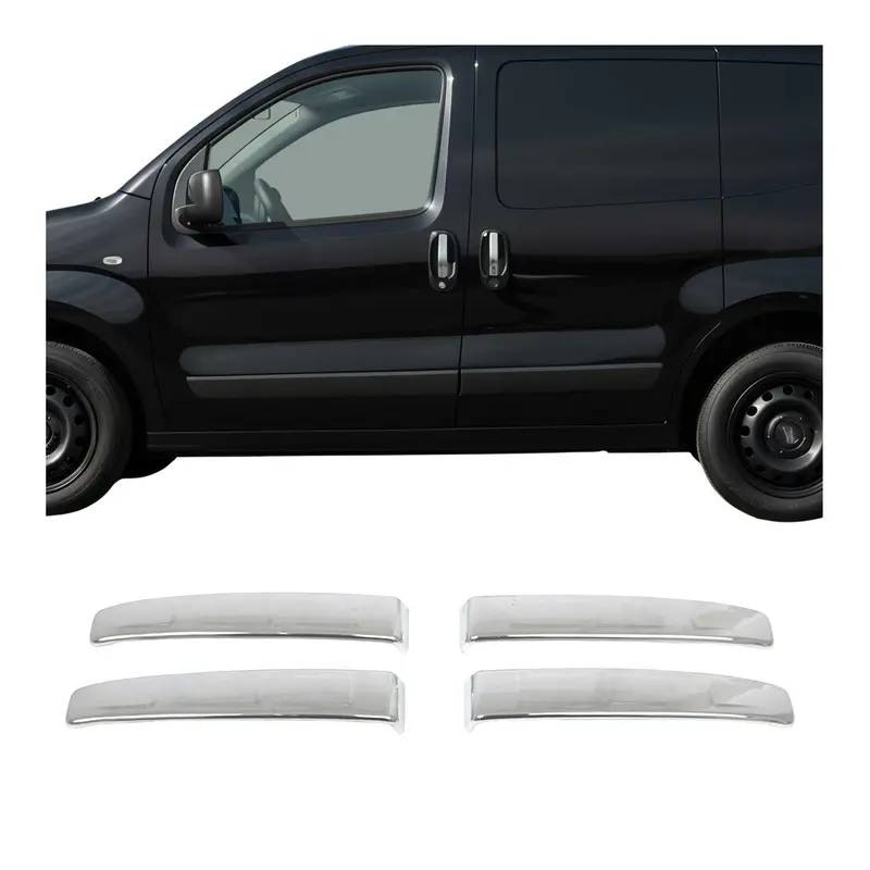 Couverture de poignée de porte pour Fiat Ducato 2006-2026 ABS chromé 4Pcs