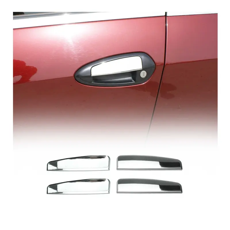 Couverture De Poignée De Porte pour Fiat Punto Evo 2008-2012 Chromé Inox 4x