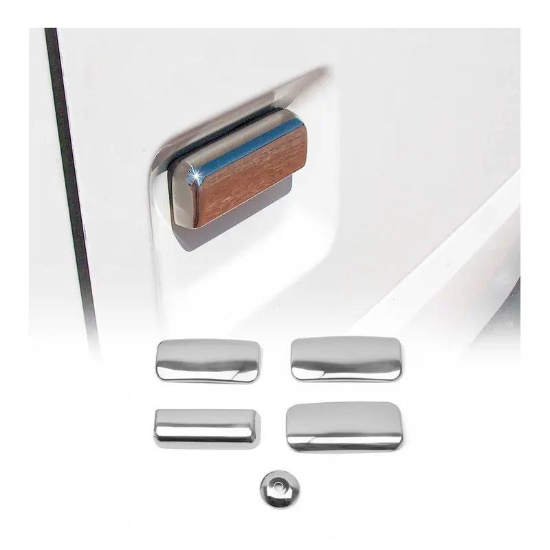 Couverture de poignée de porte pour Ford Transit 2000-2014 en Acier Inox 5Pcs