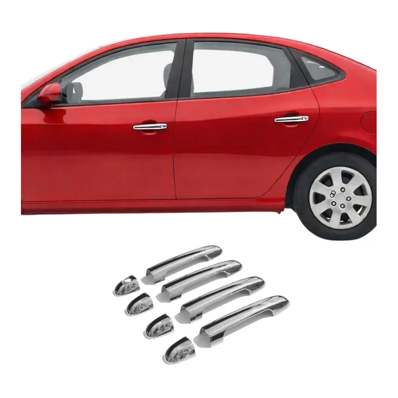 Couverture de poignée de porte pour Hyundai Elantra 2007-2011 en Acier Inox