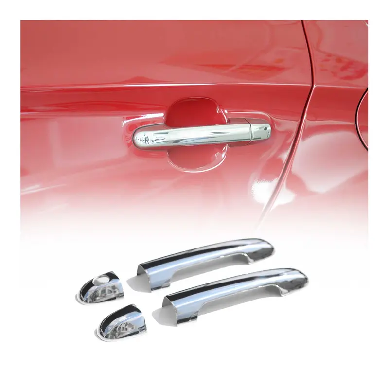 Couverture de poignée de porte pour Hyundai i20 2008-2012 en Acier Inox 4Pcs