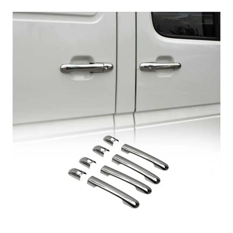 Couverture de poignée de porte pour Mercedes Atego 2004-2013 2 Portes Inox 4Pcs