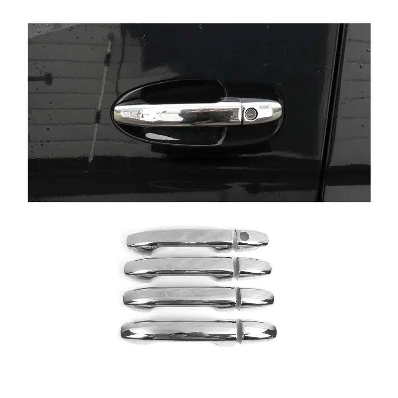 Couverture de poignée de porte pour Mercedes Sprinter 2018-2026 Acier Inox 8Pcs