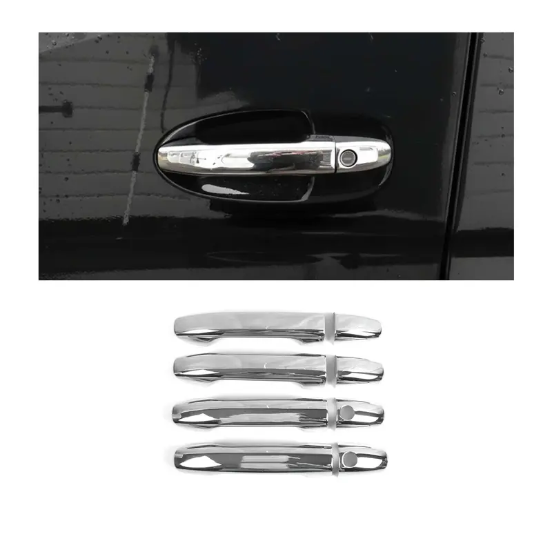 Couverture de poignée de porte pour Mercedes Sprinter W907 2018-2026 Acier 8Pcs