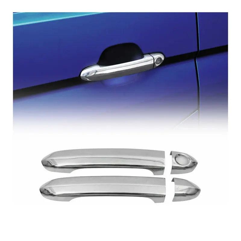 Couverture de poignée de porte pour VW Crafter 2017-2026 en Acier Inox 4Pcs