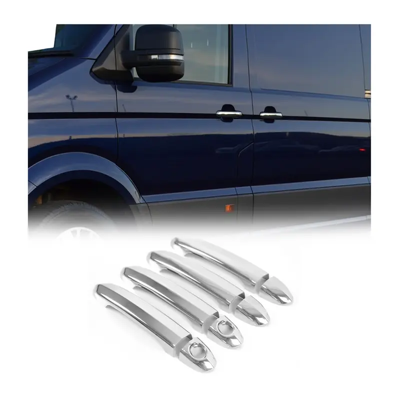 Couverture de poignée de porte pour VW Crafter 2017-2026 en Acier Inox