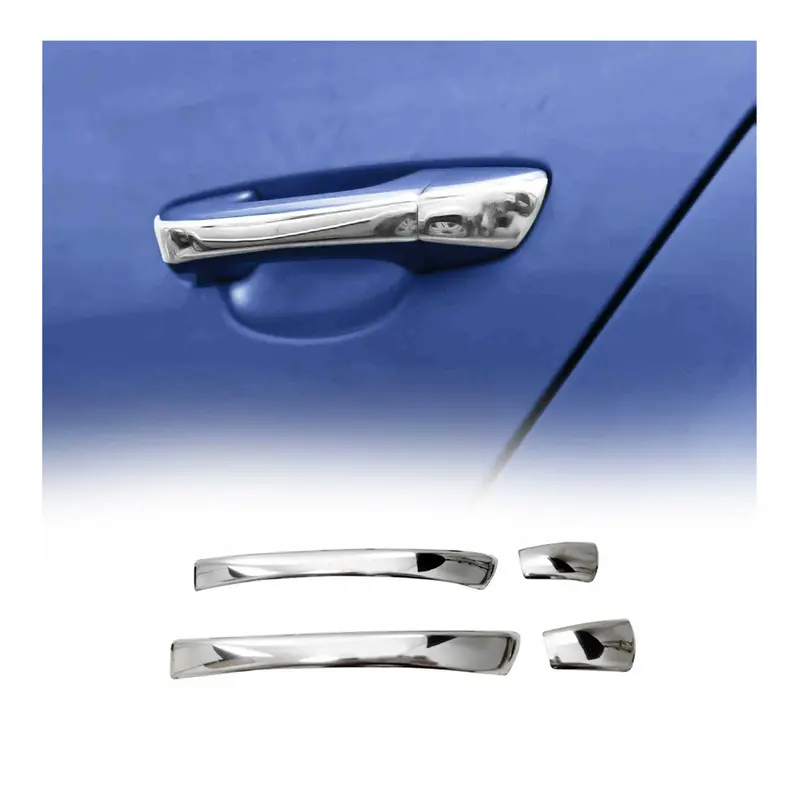 Couverture de poignée de porte pour VW Golf 2008-2012 chromé Inoxydable