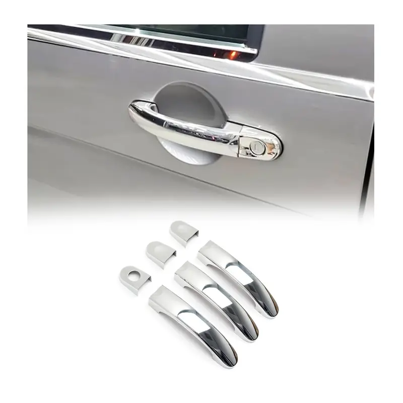 Couverture de poignée de porte pour VW T6 T6.1 2015-2024 3Portes Acier Inox 3Pcs