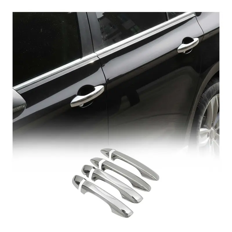 Couverture de poignée de porte pour VW Touareg 2010-2018 en Acier chromé