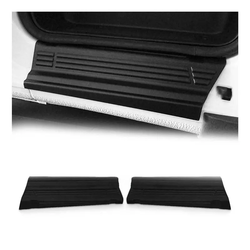 Couverture de Seuil de porte pour Fiat Ducato Jumper Boxer 2006-2026 ABS Noir 2x