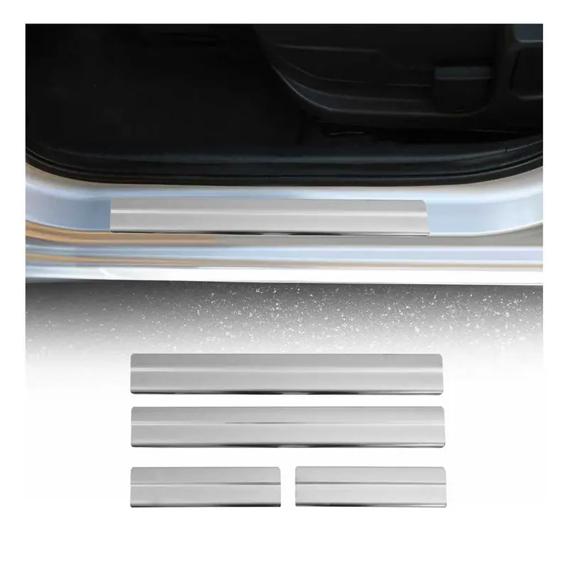 Couverture de Seuil de porte pour Mazda Cx-5 2017-2025 acier inox chromé 4 Pcs